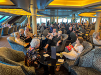 Happy hour in Horizons on the Oceania Marina Photo from Susan's Story, Happy hour in Horizons on the Oceania Marina