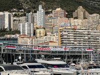 The starting line and pits for the Monaco Grand Prix Photo from Susan's Story, The starting line and pits for the Monaco Grand Prix