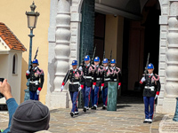 The changing of the guard at the royal palace in Monaco Susan's Story, The changing of the guard at the royal palace in Monaco