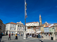 the main piazza in Piran Susan's Story, the main piazza in Piran