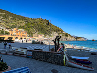 The beach and Ligurian Sea from Monterosso al Mare, Cinque Terre Susan's Story, The beach and Ligurian Sea from Monterosso al Mare, Cinque Terre