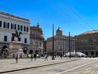 Piazza de Ferrari in Genoa Photo from Susan's Story, Piazza de Ferrari in Genoa