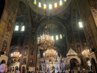 Inside the Alexander Nevsky Cathedral on Eastern Orthodox Photo from Susan's Story, Inside the Alexander Nevsky Cathedral on Eastern Orthodox