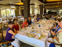 Our Gate1 Discovery group having lunch at the winery in Stobi, North Macedonia Susan's Story, Our Gate1 Discovery group having lunch at the winery in Stobi, North Macedonia