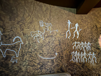 Petroglyphs in the musum in Qobustan Photo from Susan's Story, Petroglyphs in the musum in Qobustan