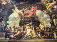 One of the scenes in the famous Painted Hall Susan's Story, One of the scenes in the famous Painted Hall