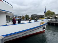 our boat for our Lake Zurich Cruise Photo from Susan's Story, our boat for our Lake Zurich Cruise