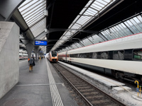 the modern train station in Bern Photo from Susan's Story, the modern train station in Bern