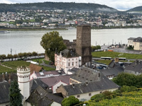 Rudesheim,the view down from the cable car at the city Rudesheim, Photo from Susan's Story, the view down from the cable car at the city