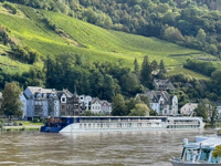 our ship docked at the old town of Bernkastel Susan's Story, our ship docked at the old town of Bernkastel