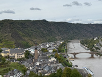 view of Cochem from the castle Susan's Story, view of Cochem from the castle