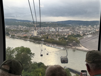view of Koblenz and the Moselle from the fort across the Rhine river Susan's Story, view of Koblenz and the Moselle from the fort across the Rhine river