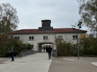 the entrance to Dachau concentration camp Photo from Susan's Story, the entrance to Dachau concentration camp