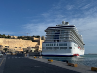 The Oceania Marina docked downtown Valletta Susan's Story, The Oceania Marina docked downtown Valletta