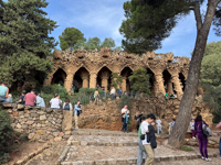 a structure in Parc Guell Photo from Susan's Story, a structure in Parc Guell