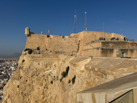 Castillo del Santa Barbara at the top of the hill in Alicante, Spain Photo from Susan's Story, Castillo del Santa Barbara at the top of the hill in Alicante, Spain