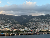 Funchal & Monte from our ship Photo from Susan's Story, Funchal & Monte from our ship