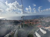 Funchal from the cable car to Monte Susan's Story, Funchal from the cable car to Monte