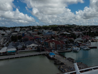 view of St Johns, Antigua from the ship Susan's Story, view of St Johns, Antigua from the ship