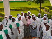 please read what we did today Photo from Susan's Story, picture of women at the orphanage