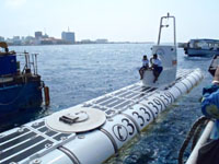 getting ready to get on the submarine Photo from Susan's Story, getting ready to get on the submarine