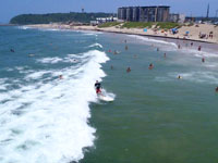 the beach at Durban South Africa Photo from Susan's Story, the beach at Durban South Africa