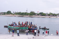 a local ferryboat Photo from Susan's Story, a local ferryboat at Dar es Salaam in Tanzania
