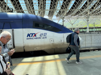 train to Gyeonjiu Photo from Susan's Story, train to Gyeonjiu