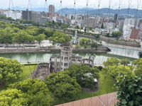 Atomic Bomb Dome from the tower Susan's Story, Atomic Bomb Dome from the tower