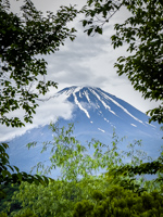 Mt Fuji as seen from Lake Ashi Susan's Story,