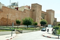 The city wall of Meknes Photo from Susan's Story, The city wall of Meknes