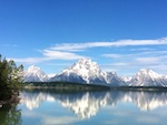 Because of the great scenery and around them, the tree Tetons were some of the most photogenic subjects we encountered on our long adventure Susan's Story, Because of the great scenery and around them, the tree Tetons were some of the most photogenic subjects we encountered on our long adventure
