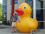 Ducky & his inflatable friend in Fairbanks Susan's Story, Ducky & his inflatable friend in Fairbanks