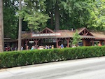 The entrance to the suspension bridge park at Capilano, BC Photo from Susan's Story, The entrance to the suspension bridge park at Capilano, BC