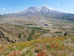 A 2017 beautiful view of the area of Mt St Helens that blew out. Photo from Susan's Story, A 2017 beautiful view of the area of Mt St Helens that blew out.