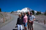 Us at the lodge near the summit of Mt Hood Photo from Susan's Story, Us at the lodge near the summit of Mt Hood