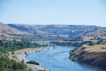 The Columbia River just below Grand Coulee Dam in Washington Susan's Story, The Columbia River just below Grand Coulee Dam in Washington