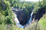 Rainbow Falls on the north bank of Lake Superior in Ontario Photo from Susan's Story, Rainbow Falls on the north bank of Lake Superior in Ontario