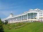 The Grand Hotel on Mackinac Island in Lake Huron Photo from Susan's Story, The Grand Hotel on Mackinac Island in Lake Huron