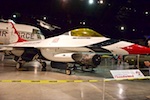 A Thunderbirds F16 at the US Air Force Museum and Memorial in Dayton, Ohio Photo from Susan's Story, A Thunderbirds F16 at the US Air Force Museum and Memorial in Dayton, Ohio