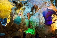 Susan's Story, Inside Dong Thien Cong cave in Ha Long Bay in Vietnam