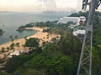 Susan's Story, The Sentosa sign we saw as we entered the park near the Sentosa Merlion