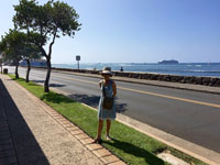 Susan on the beach front in Maui Photo from Susan's Story, Susan on the beach front in Maui
