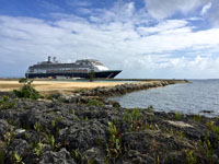 The MS Amsterdam along the pier at Nuku Alofa Susan's Story, The MS Amsterdam along the pier at Nuku Alofa