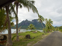 the beach at Bora Bora Photo from Susan's Story, the beach at Bora Bora