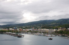 The view of Papeete as we sailed in Photo from Susan's Story, The view of Papeete as we sailed in