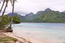 A beach on Moorea Susan's Story, A beach on Moorea
