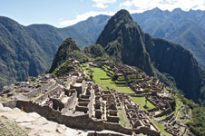 The first view we saw as we came into Machu Picchu The first view we saw as we came into Machu Picchu