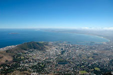 view from the top of Table Mountain Susan's Story, view from the top of Table Mountain