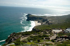 Cape point from the mountaintop Susan's Story, Cape point from the mountaintop